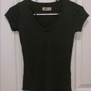 Women’s strappy front v neck